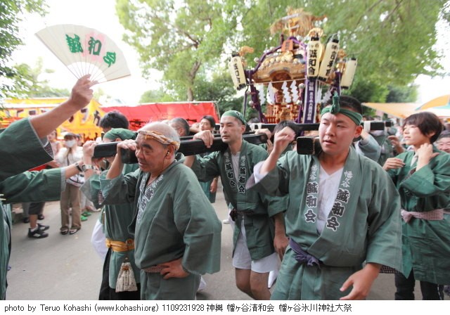 幡ヶ谷氷川神社例大祭 1109231928 神輿 幡ヶ谷清和会 幡ヶ谷氷川神社大祭 thumbnail
