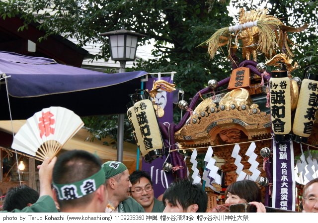 氷川神社例大祭2011 清和会 1109235360 神輿 幡ヶ谷清和会 幡ヶ谷氷川神社大祭 photo